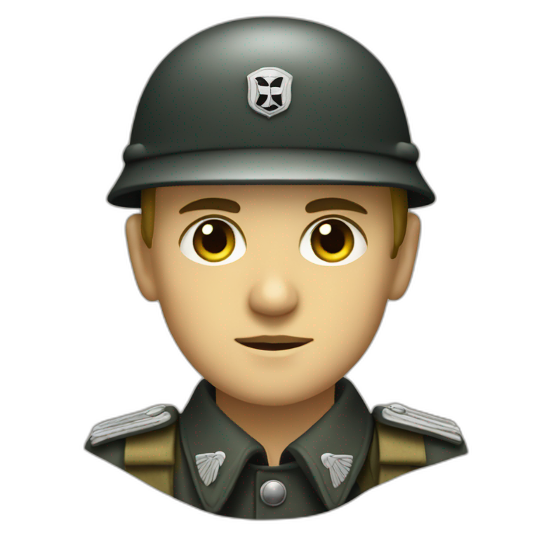 German SS soldier from 1940 emoji