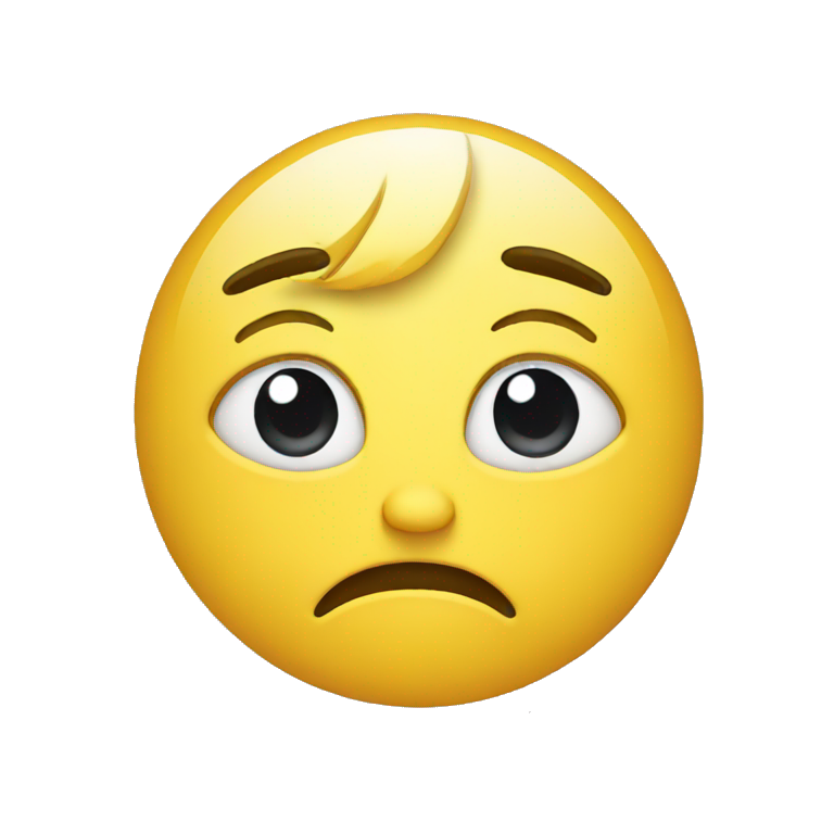 Crying face  emoji