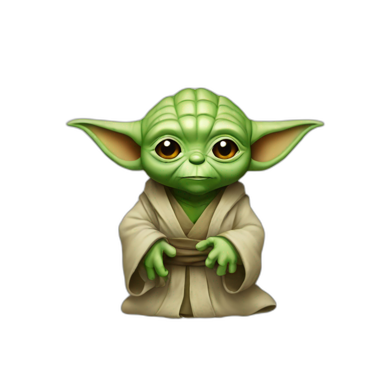 Yoda en slip emoji