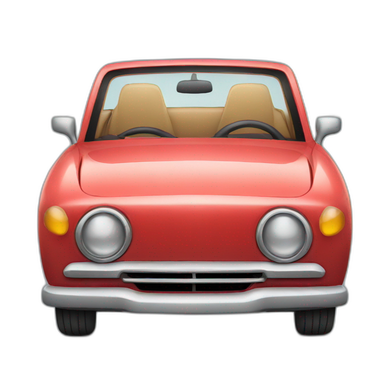 car facing forward emoji AI Emoji Generator