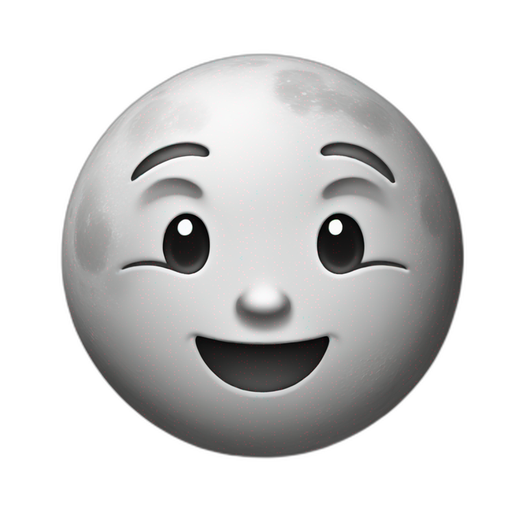 emoji moon faces