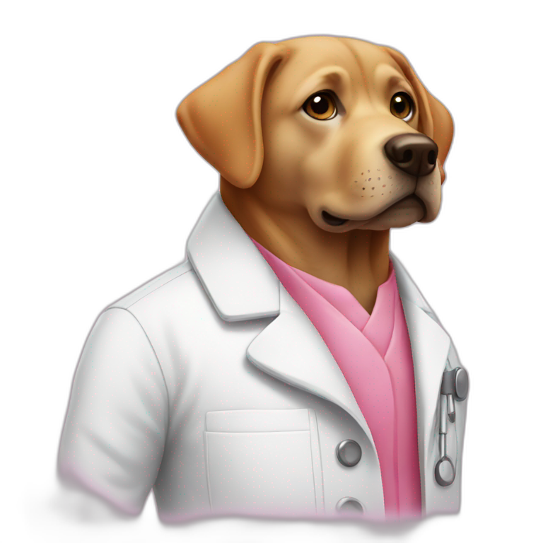 pink lab coat emoji