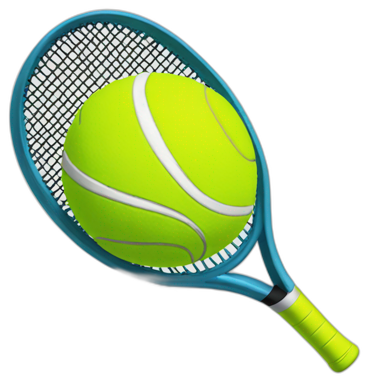 Tennis racket tennis ball emoji