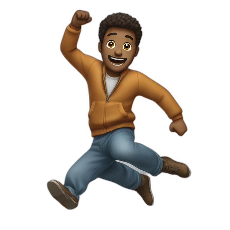 Man jumping emoji