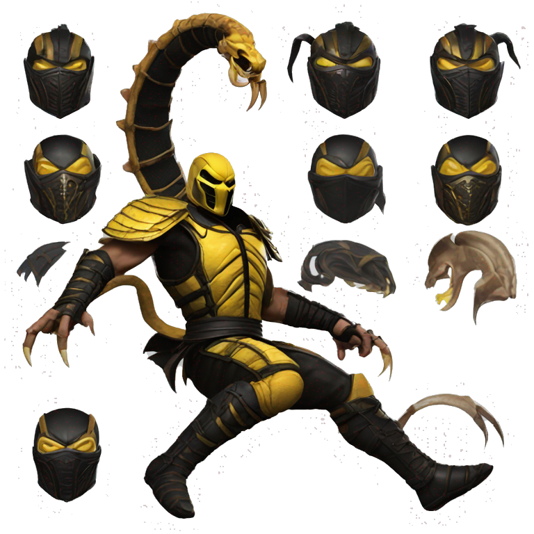 Mortal kombat scorpion  emoji