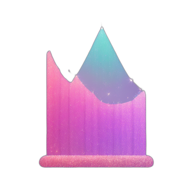 minimal marketing graph with sparkle at the peak emoji