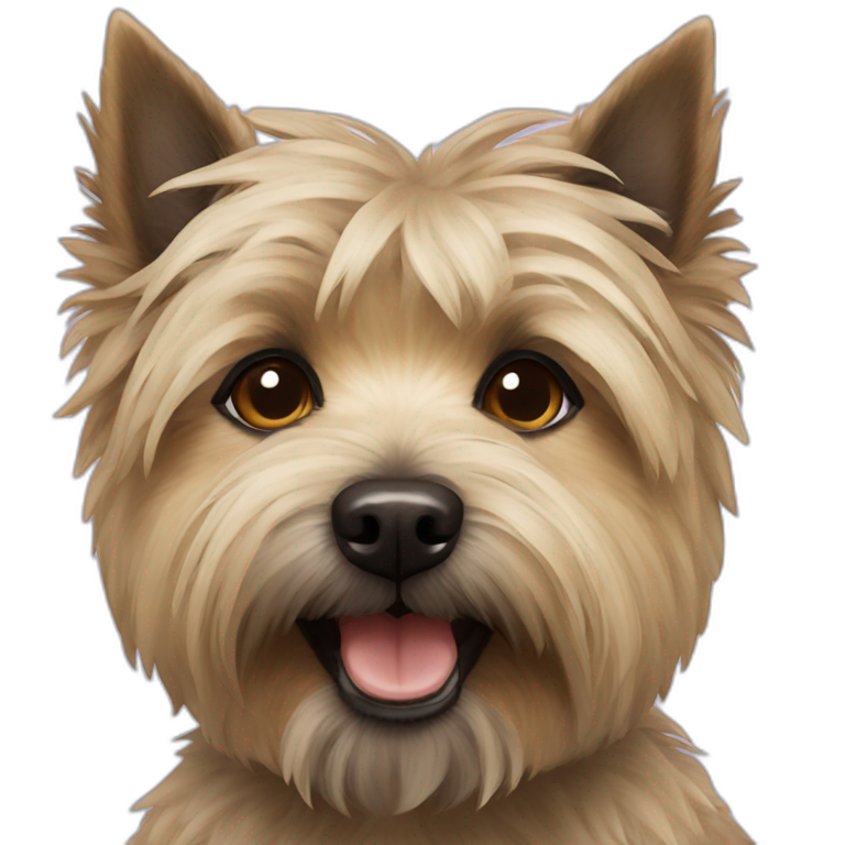 Cairn terrier dog  emoji