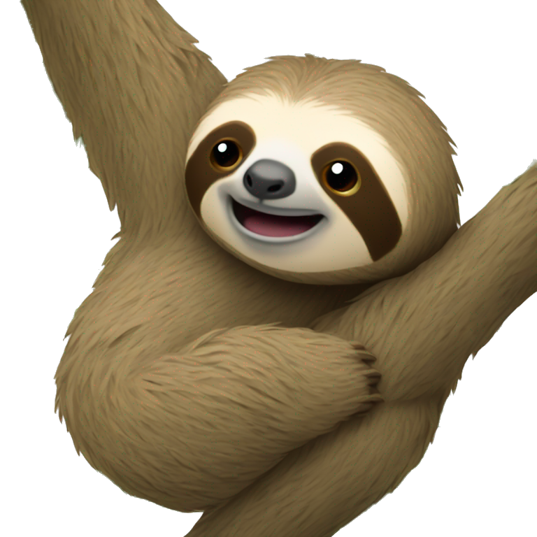 sloth in a tree emoji