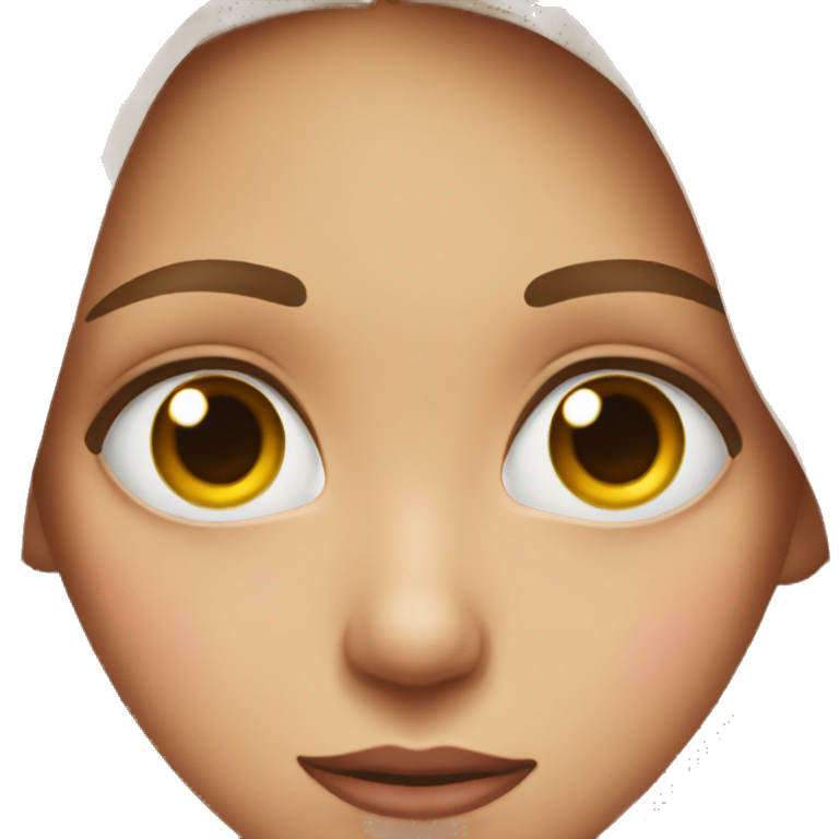 Girl rolling her eyes up emoji