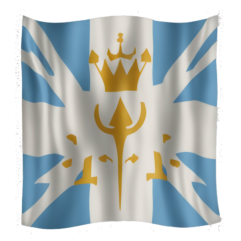 Flag of the Kingdom of Jerusalem emoji
