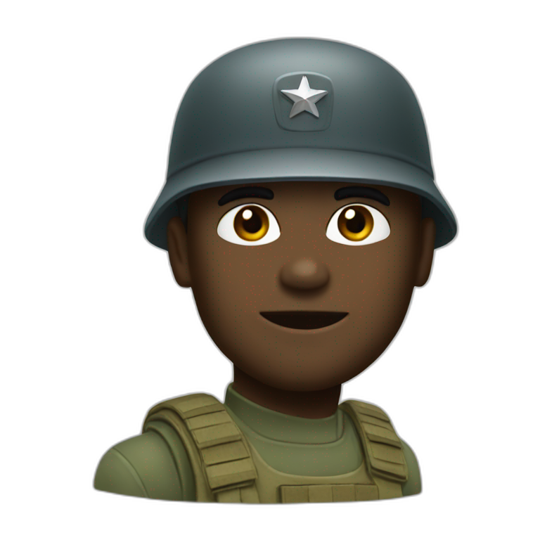 Universal soldier emoji