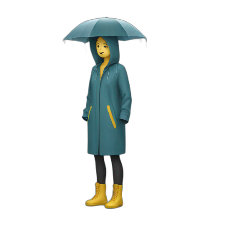 rain coat emoji