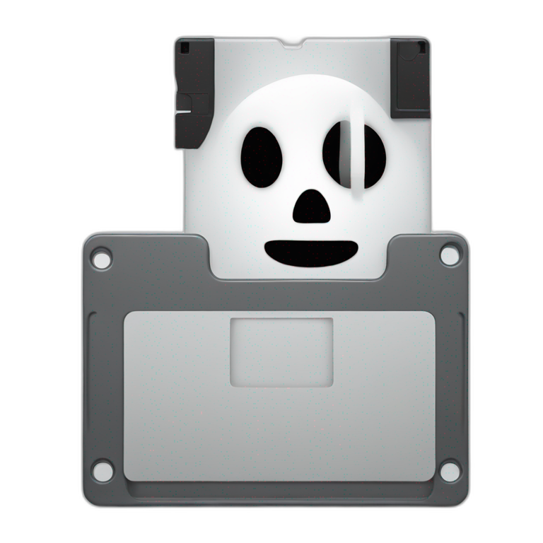 Floppy Disk ghost emoji