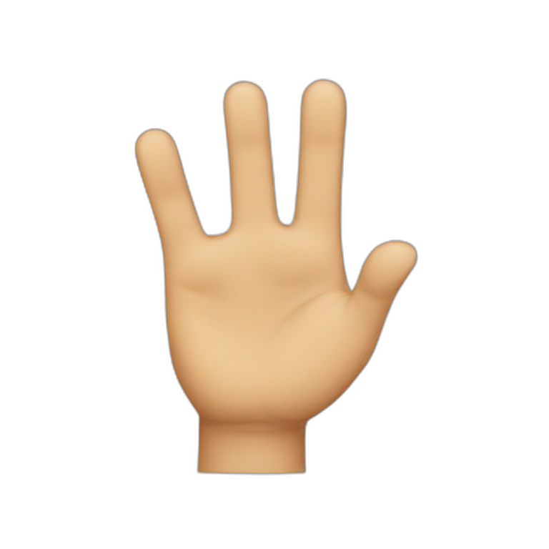finger up emoji