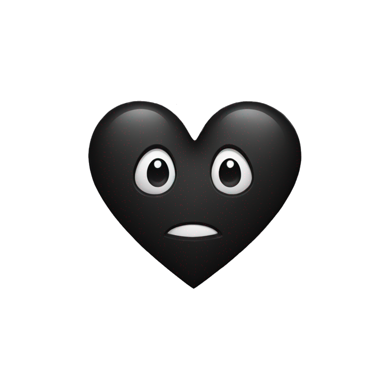 Black heart emoji