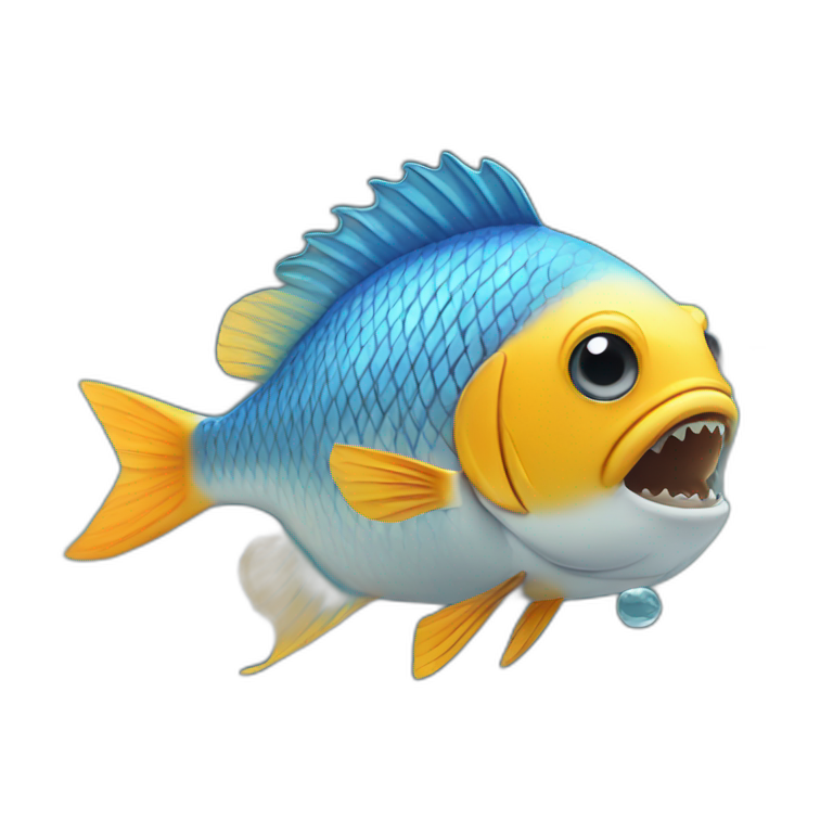 fish eating fish emoji