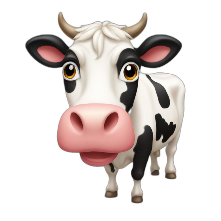 vache qui broute emoji