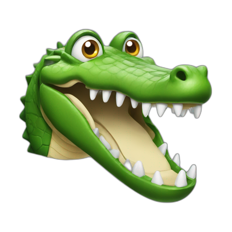 ordinateur crocodile emoji
