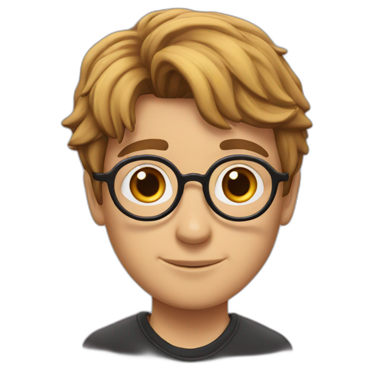 Harry Potter wears a T-shirt with the word Sude on it emoji