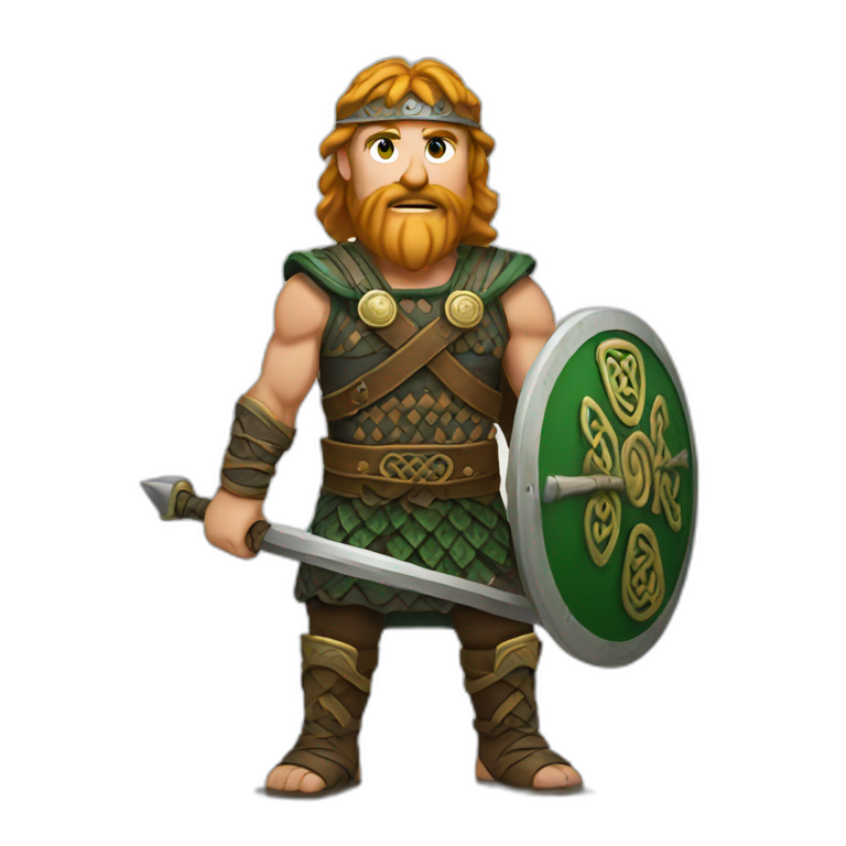 Celtic warrior emoji