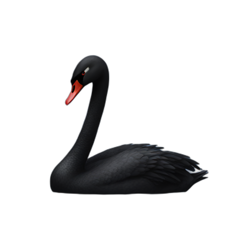black swan shocked emoji