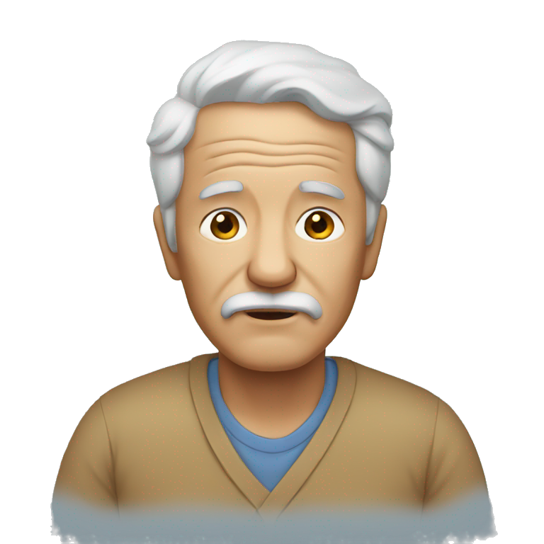 sick grandfather emoji
