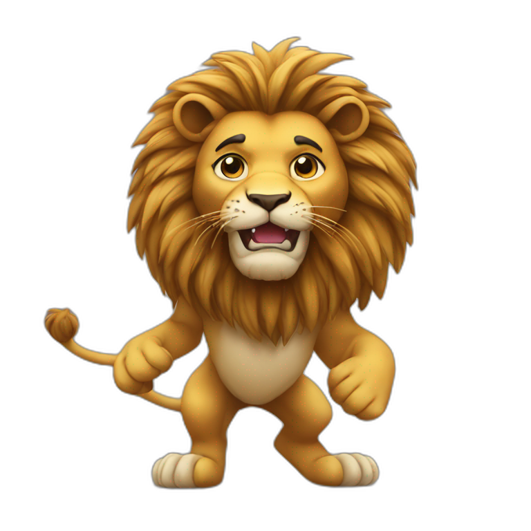 Lion qui twerk emoji