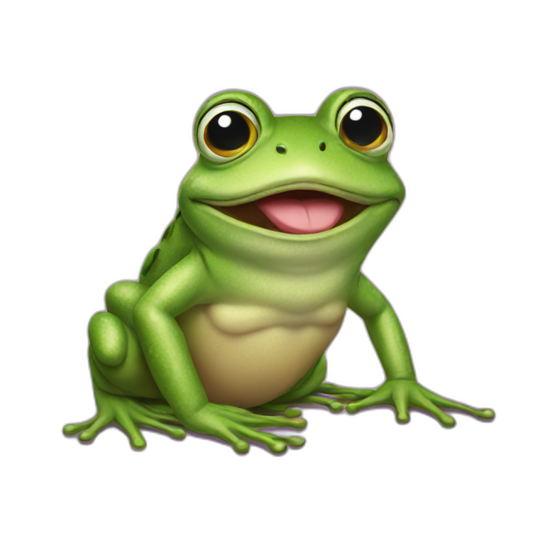 frog in drag emoji