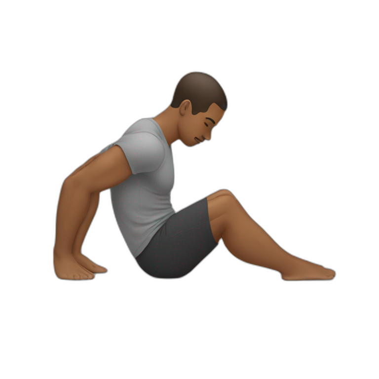 resting squat position emoji