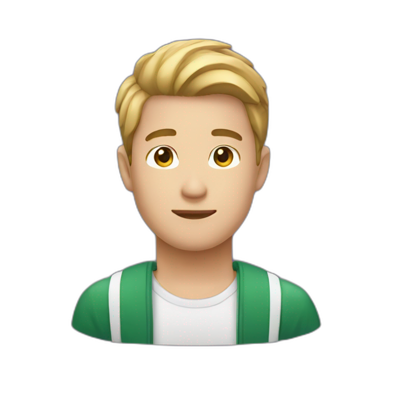 Boy with oppo f11 emoji