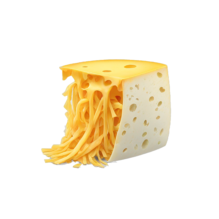 Shredded cheese emoji