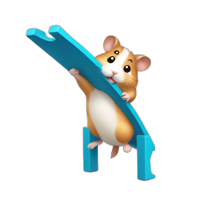 hamster doing a handstand  emoji