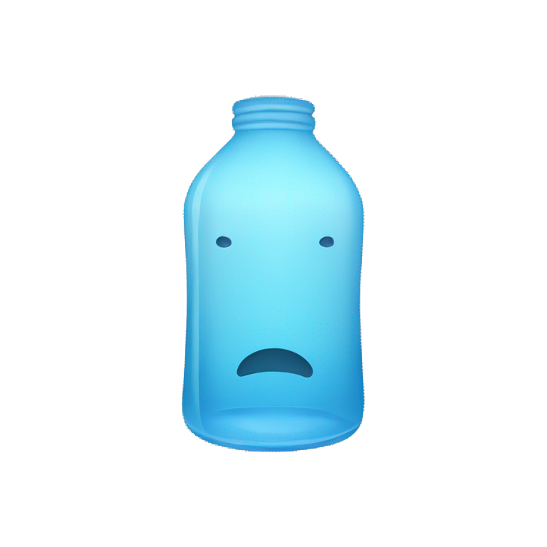 Vaso de agua emoji
