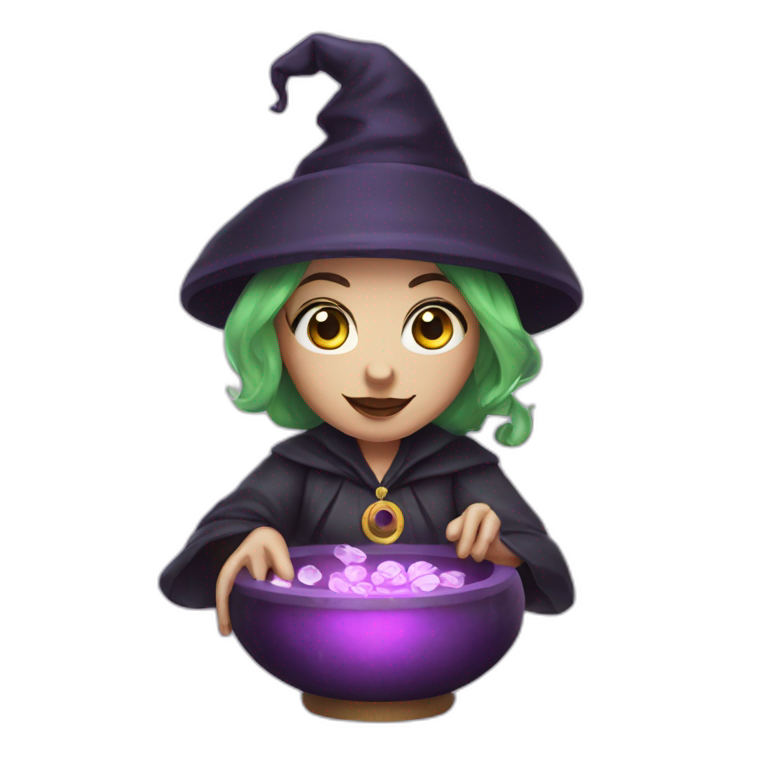 fortune teller witch emoji