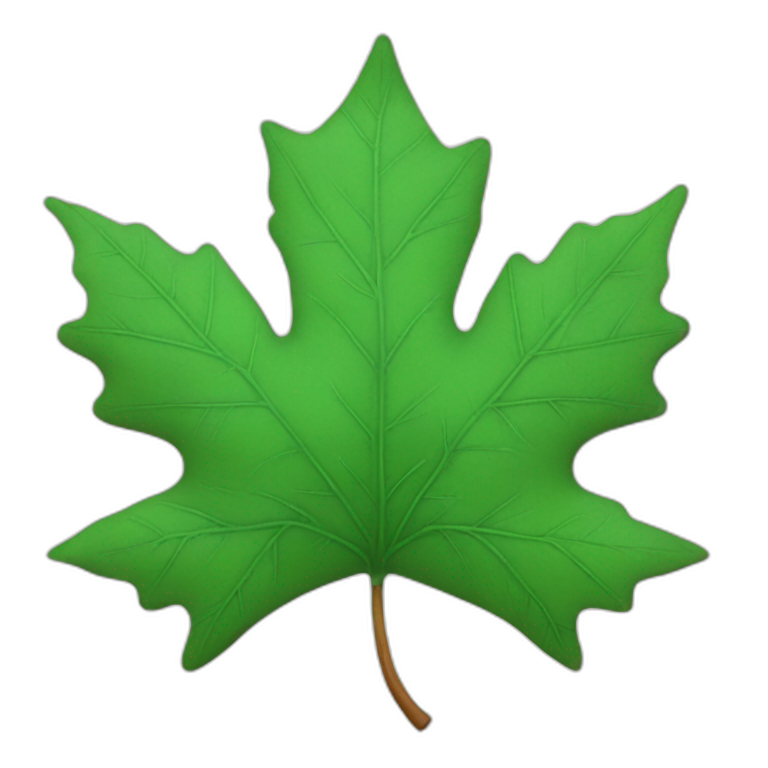 Canadian maple leaf emoji