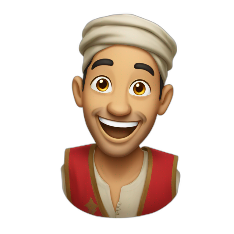 Morocco dude laughing out loud emoji