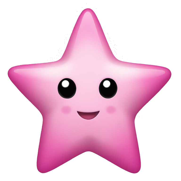 pink star emoji