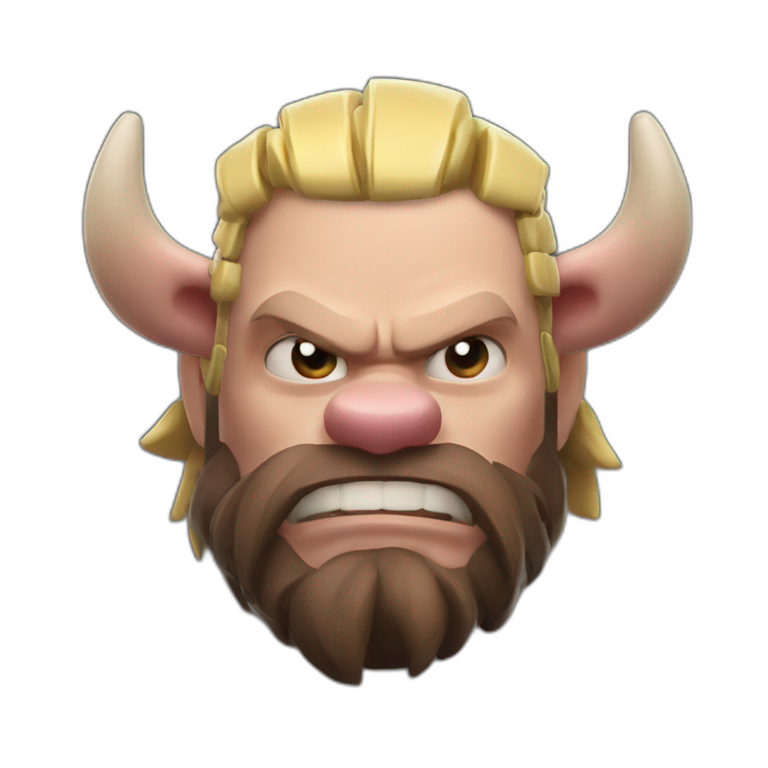 Hog rider clash of clans emoji