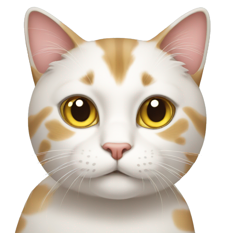 Cat with iphone emoji
