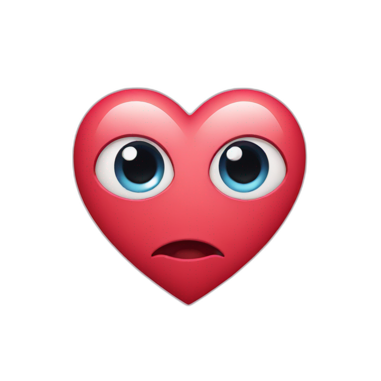 heart with eyes emoji