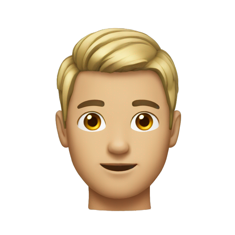 male short hairstyle emoji