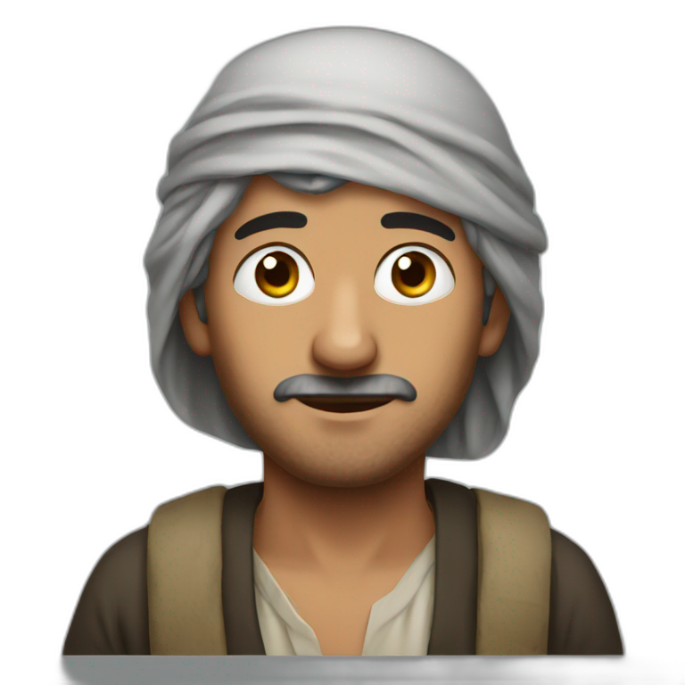 Poor Yemeni man emoji