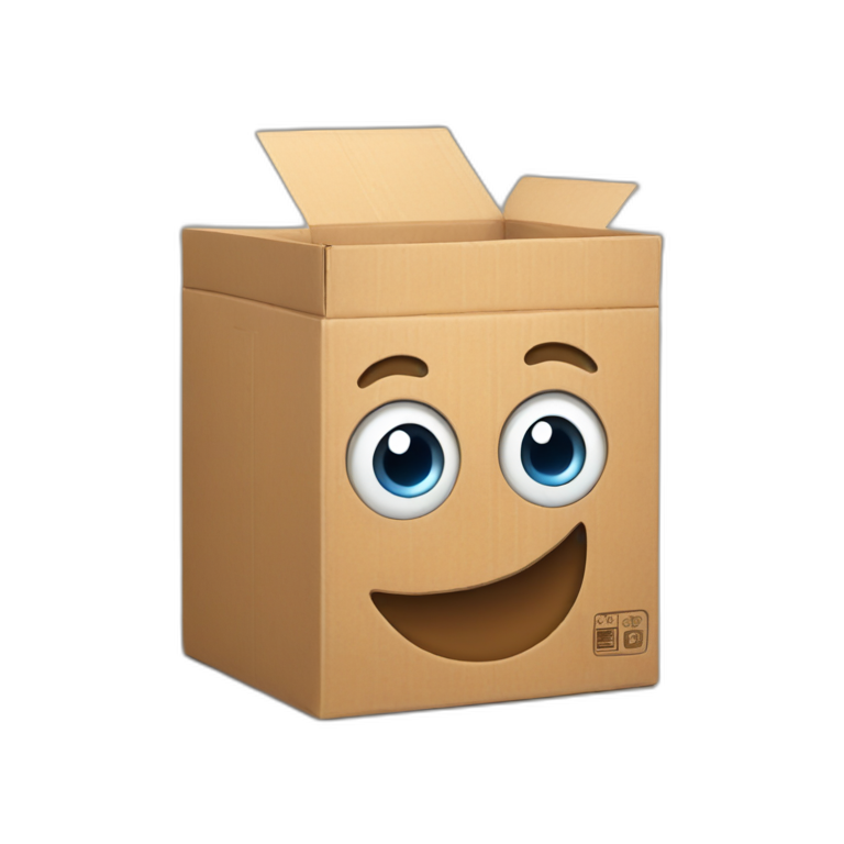 iphone in a cardboard box emoji