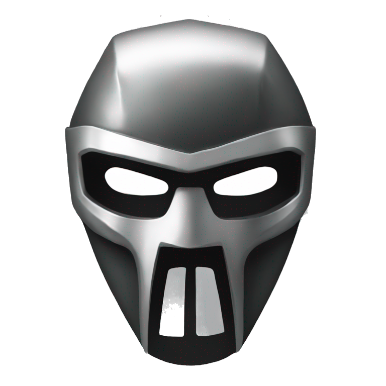 MF DOOM mask emoji