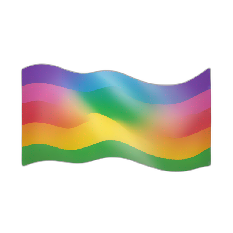 Pride flag emoji