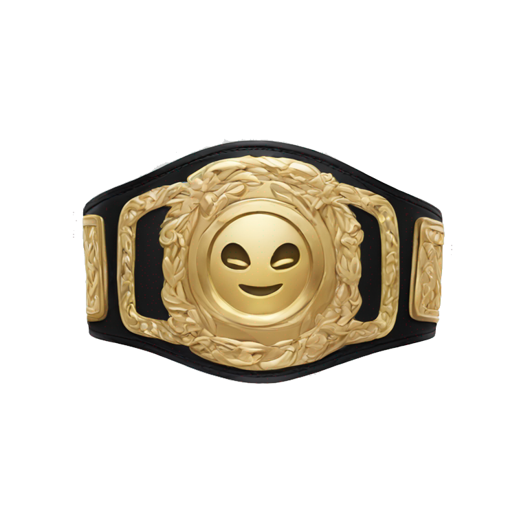 Champion Belt emoji