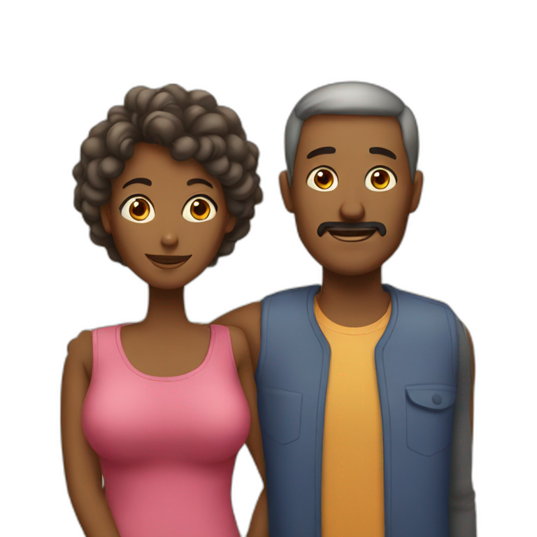 a father and mother emoji