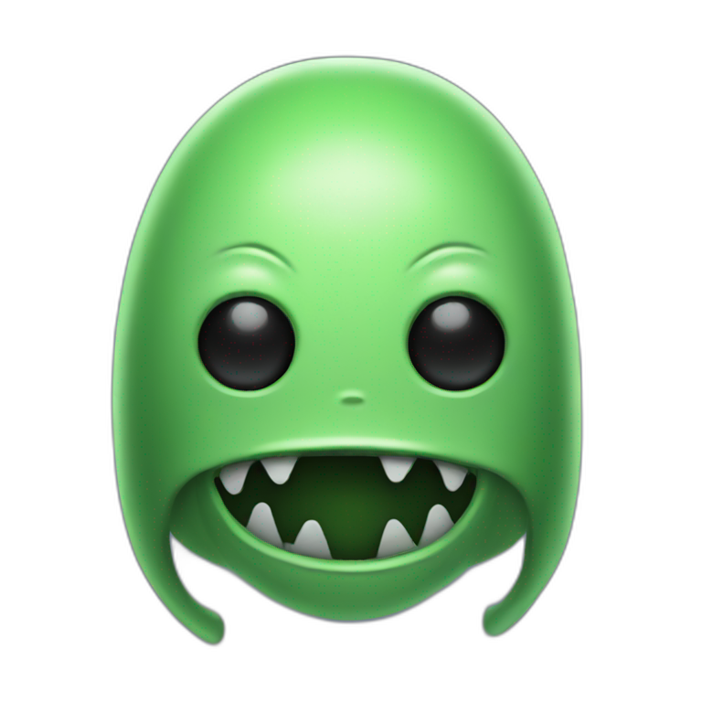 chat message app for aliens emoji