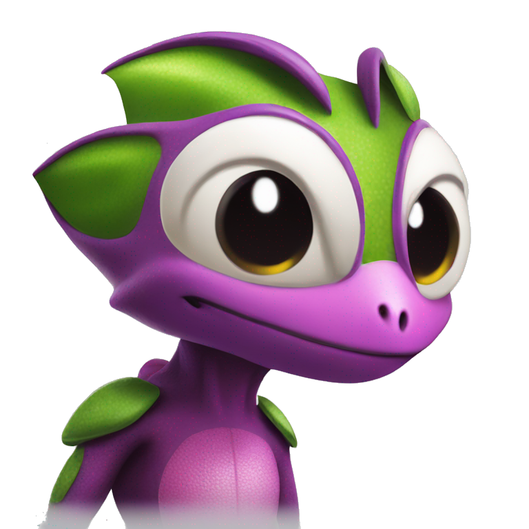 Espio the chameleon from Sonic emoji