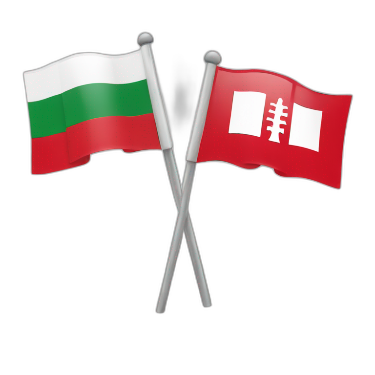 Flag of Budapest and Flag of Austrian Empire emoji